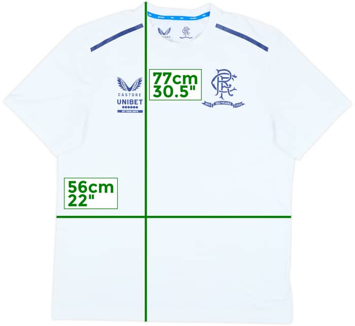 2022-23 Rangers Castore Training Shirt - 8/10 - (XL)