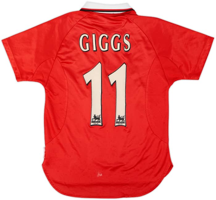 1997-00 Manchester United CL Shirt Giggs #11 - 7/10 - (L.Boys)