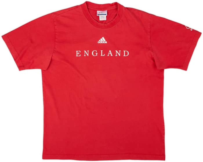2002 England adidas World Cup Cotton Tee - 7/10 - (L)