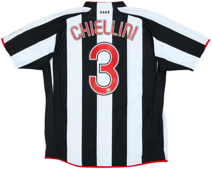 2007-08 Juventus Home Shirt Chiellini #3 - 8/10 - (XL)