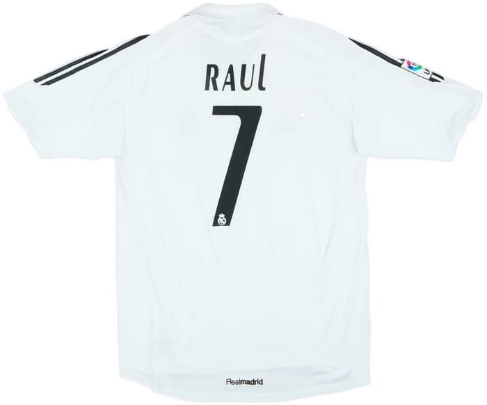 2005-06 Real Madrid Home Shirt Raul #7 - 6/10 - (L)