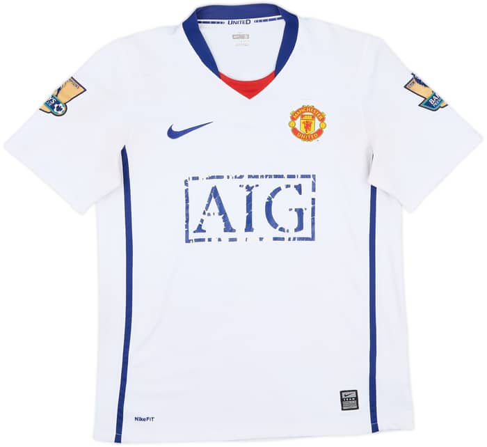 2008-10 Manchester United Away Shirt Berbatov #9 - 4/10 - (S)