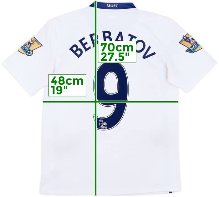 2008-10 Manchester United Away Shirt Berbatov #9 - 4/10 - (S)