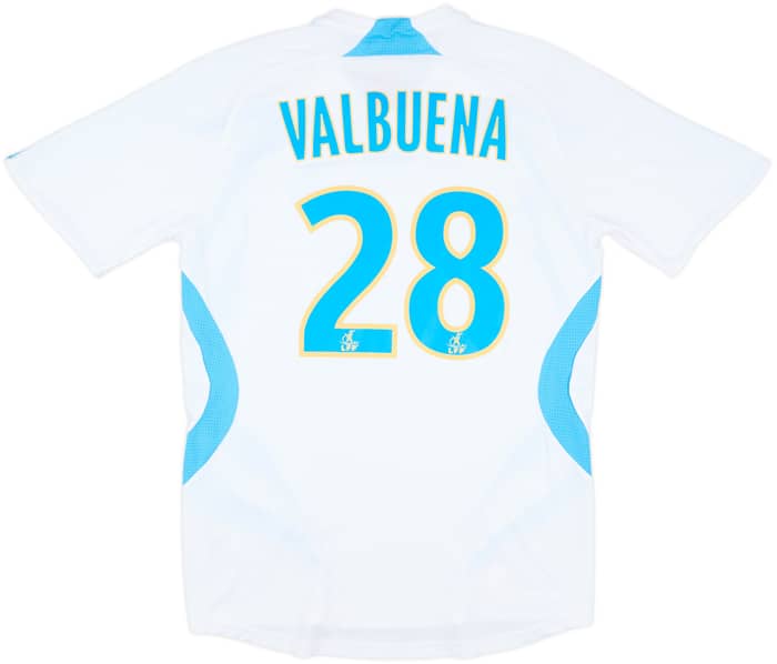 2007-08 Olympique Marseille Home Shirt Valbuena #28 - 5/10 - (S)