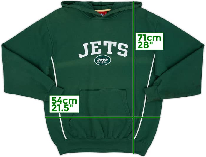 2000s New York Jets NFL Hooded Sweat Top - 6/10 - (L)