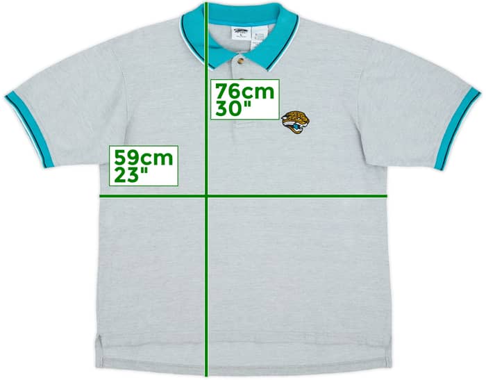 2000 Jacksonville Jaguars The Edge Polo Shirt - 8/10 - (L)