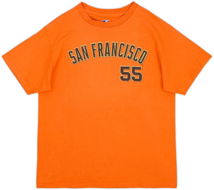 2011 San Francisco Giants Lincecum #55 MLB Tee - 8/10 - (L.Boys)