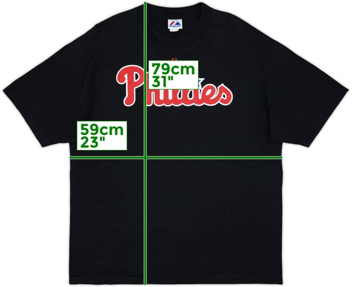 2010-13 Philadelphia Philles Halladay #34 Majestic Tee - 8/10 - (XL)