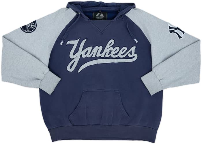 2000s New York Yankees Majestic Hooded Sweat Top - 6/10 - (XXL)