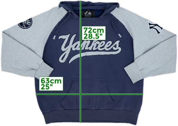 2000s New York Yankees Majestic Hooded Sweat Top - 6/10 - (XXL)