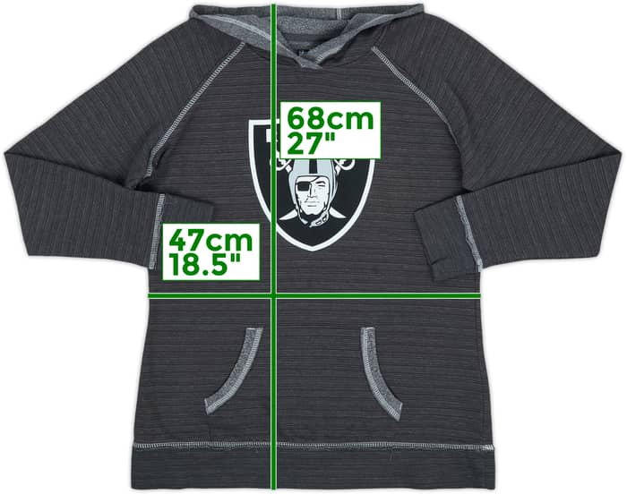 2016 Oakland Raiders NFL Hooded Sweat Top Womens - 8/10 - (L)