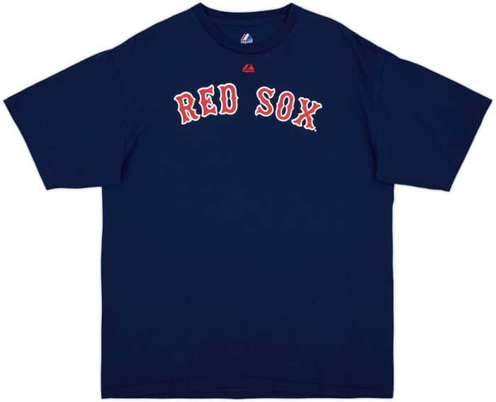 2011 Boston Red Sox Beckett #19 Majestic Tee - 9/10 - (XL)