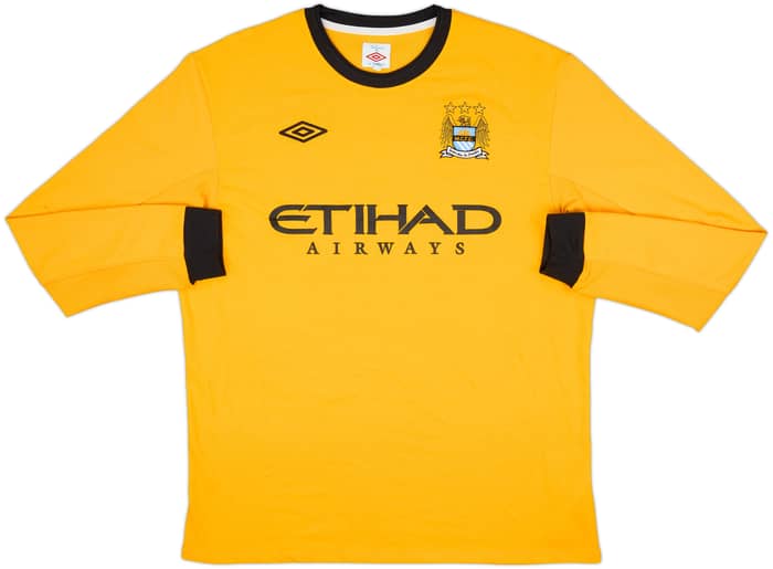 2009-10 Manchester City GK Shirt Given #1 - 9/10 - (L)