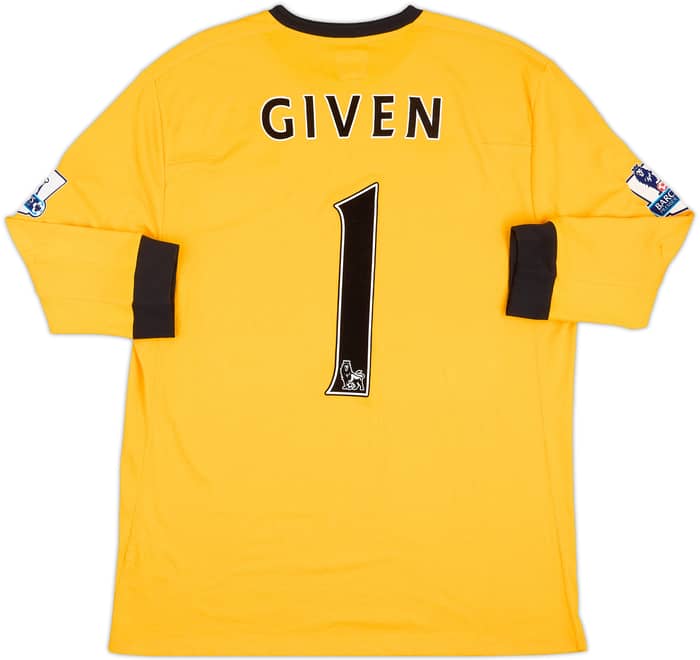 2009-10 Manchester City Match Issue GK Shirt Given #1