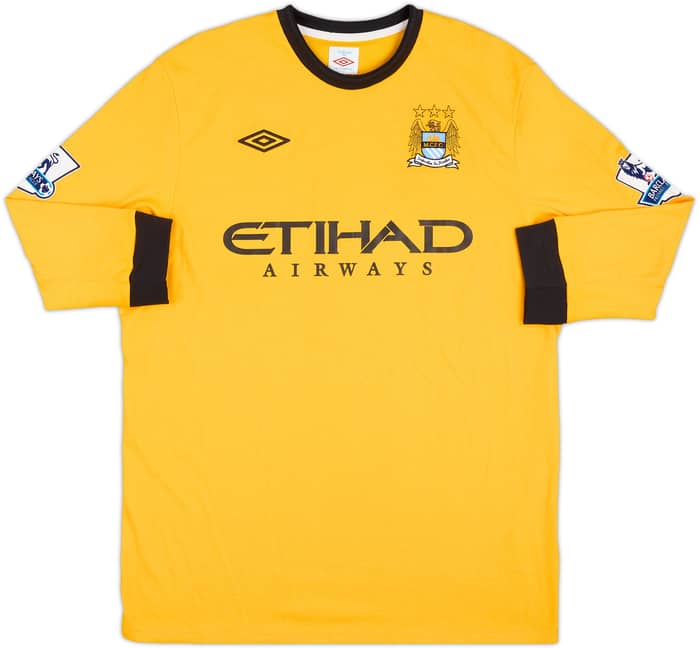 2009-10 Manchester City Match Issue GK Shirt Given #1