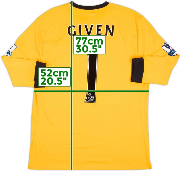 2009-10 Manchester City Match Issue GK Shirt Given #1