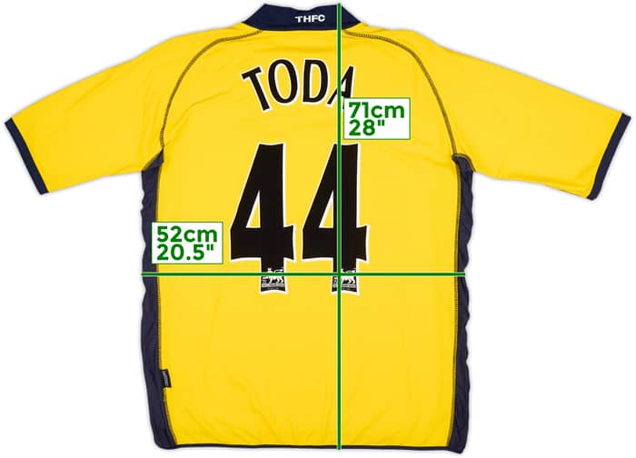 2002-03 Tottenham Third Shirt Toda #44 - 10/10 - (L)