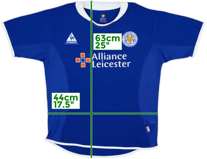 Camiseta de local de Leicester 2003-04 - 7/10 - (XS)