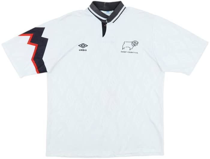 1991-93 Derby County Home Shirt - 6/10 - (XL)