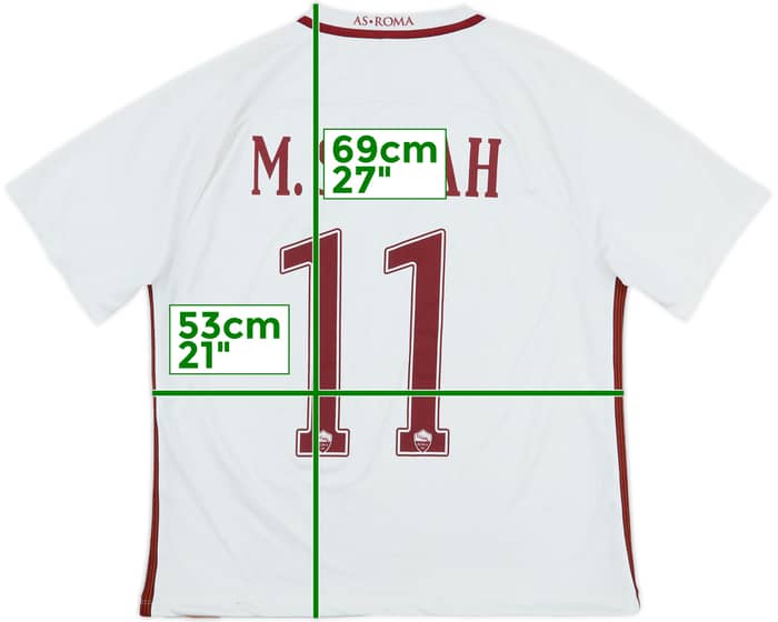 2016-17 Roma Away Shirt M.Salah #11 - 5/10 - (L)