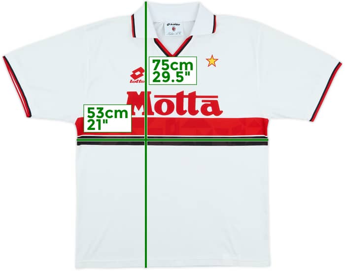1993-94 AC Milan Away Shirt - 6/10 - (L)