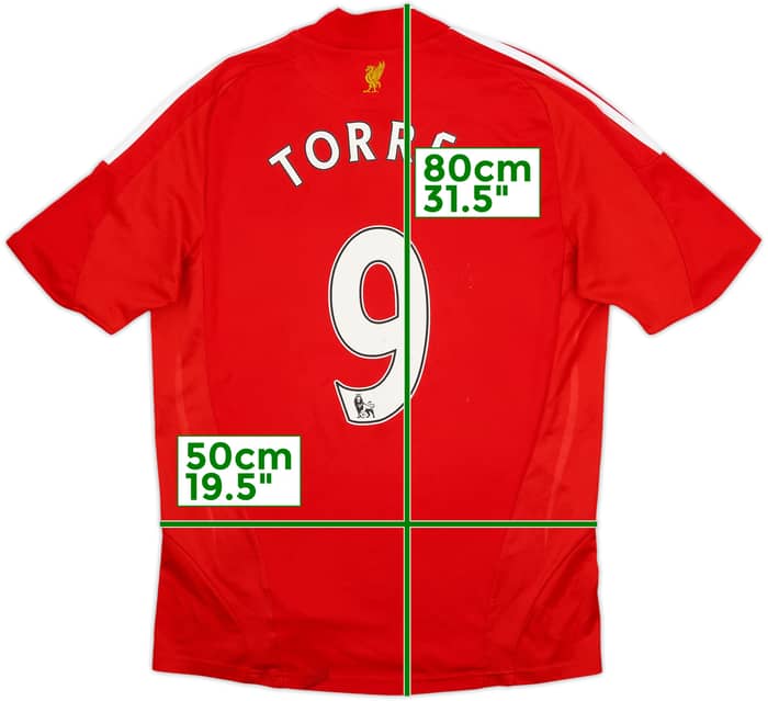 2008-10 Liverpool Home Shirt Torres #9 - 6/10 - (M)