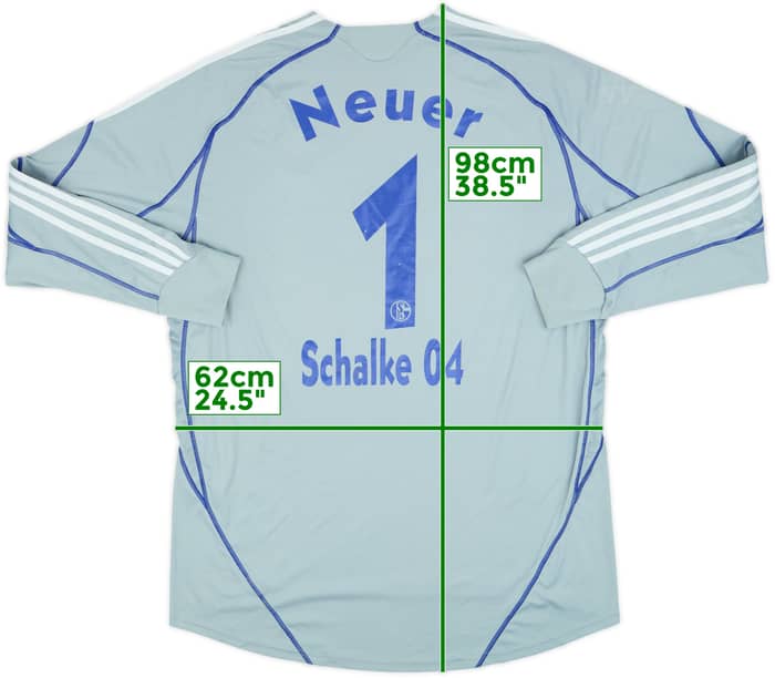 2009-10 Schalke GK Shirt Neuer #1 - 9/10 - (3XL)
