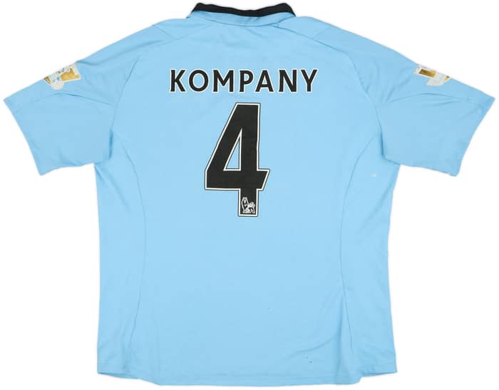 2012-13 Manchester City Home Shirt Kompany #4 - 5/10 - (XL)