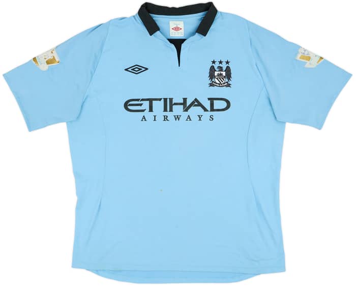 2012-13 Manchester City Home Shirt Kompany #4 - 5/10 - (XL)