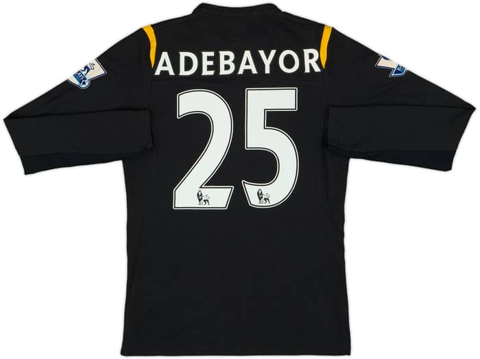 2009-10 Manchester City Away L/S Shirt Adebayor #25 - 6/10 - (L.Boys)