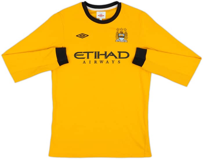 2009-10 Manchester City GK Shirt Given #1 - 9/10 - (XL.Boys)