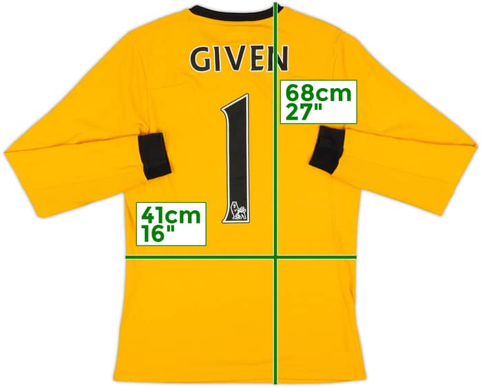 2009-10 Manchester City GK Shirt Given #1 - 9/10 - (XL.Boys)