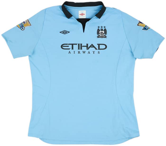 2012-13 Manchester City Home Shirt Kun Aguero #16 - 9/10 - (Women's XL)