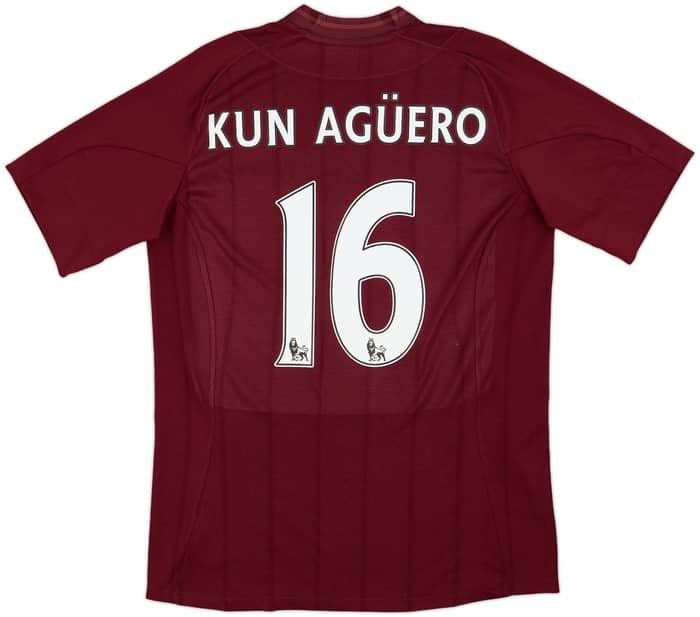 2012-13 Manchester City Away Shirt Kun Aguero #16 - 9/10 - (M)