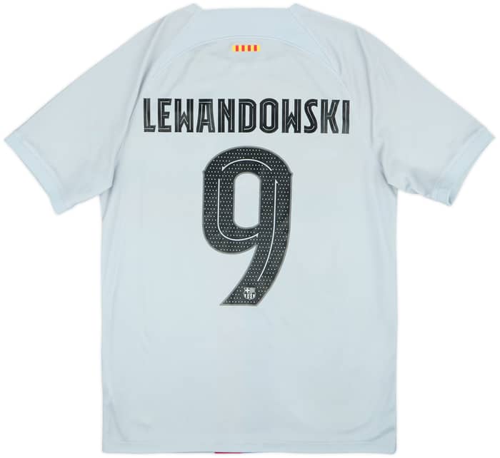 2022-23 Barcelona Third Shirt Lewandowski #9 - 5/10 - (M)