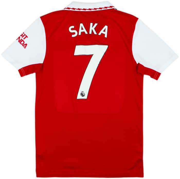 2022-23 Arsenal Home Shirt Saka #7 - 5/10 - (S)