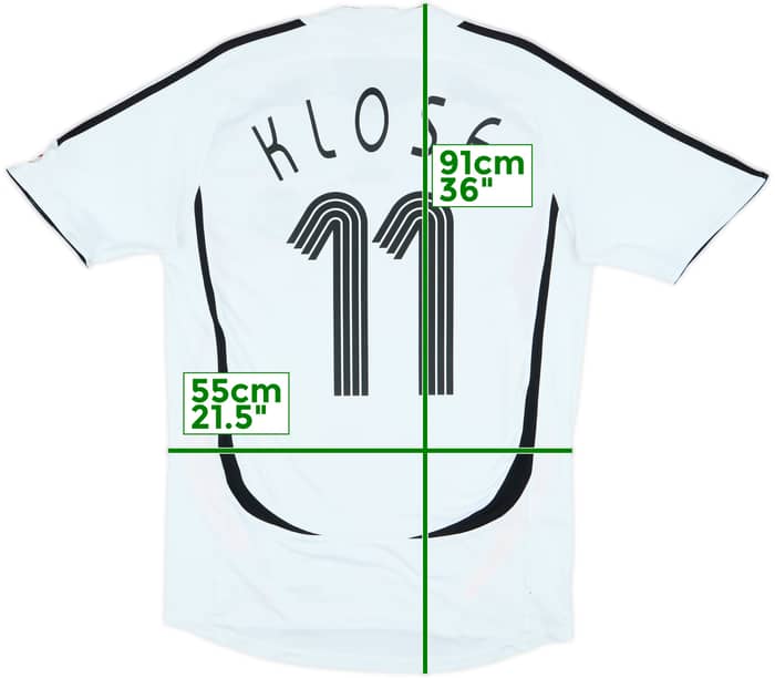 2005-07 Germany Home Shirt Klose #11 - 6/10 - (M)