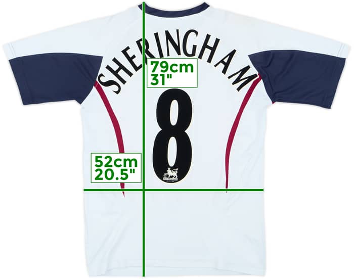 2005-06 West Ham Away Shirt Sheringham #8 - 3/10 - (S)