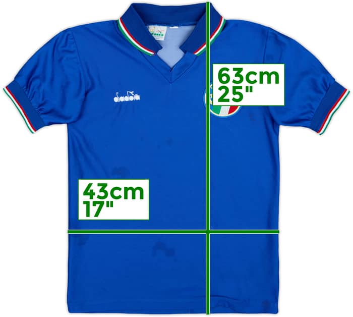 1986-88 Italy Home Shirt - 5/10 - (M.Boys)