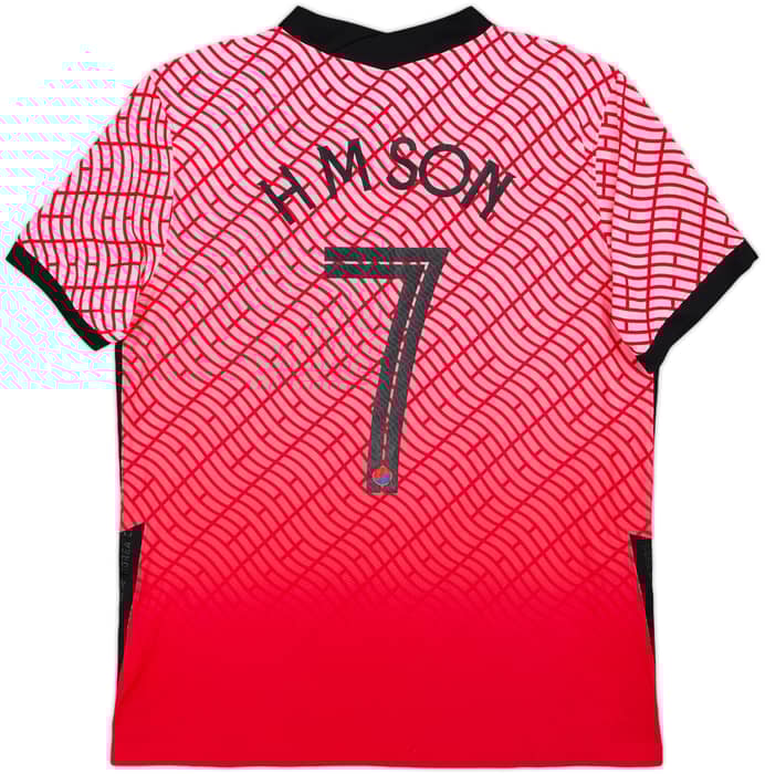 2020-21 South Korea Authentic Home Shirt H M Son #7 - 5/10 - (XL)