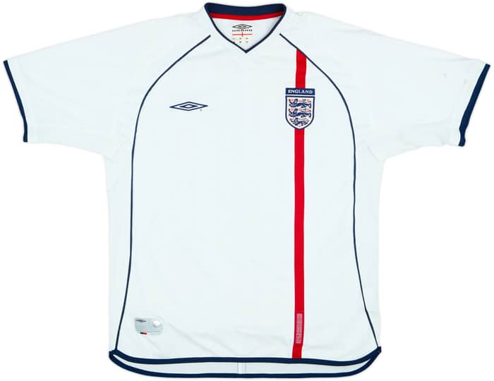 2001-03 England Home Shirt - 4/10 - (L)