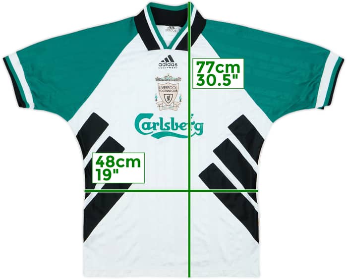 1993-95 Liverpool Away Shirt - 4/10 - (S)