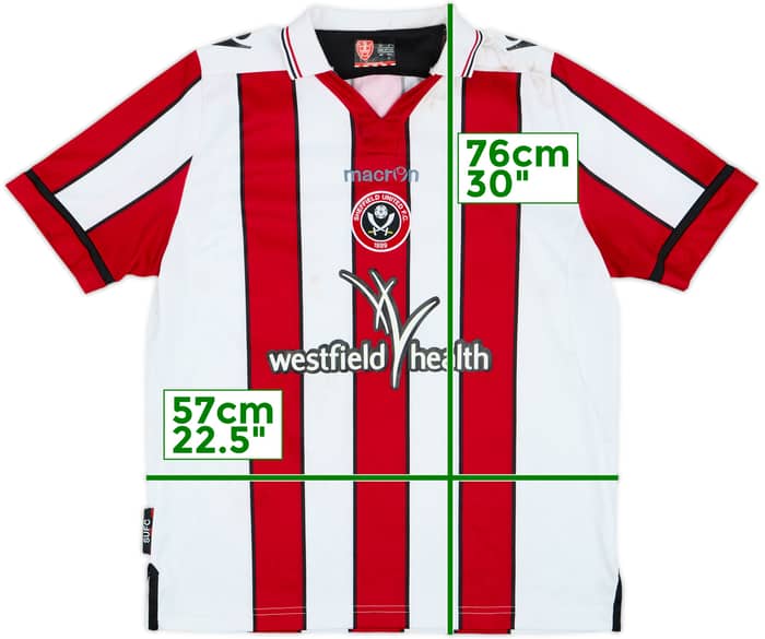 2012-13 Sheffield United Home Shirt - 4/10 - (XL.Boys)