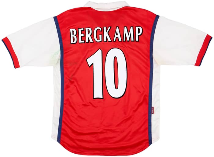 1998-99 Arsenal Home Shirt Bergkamp #10 - 5/10 - (M)
