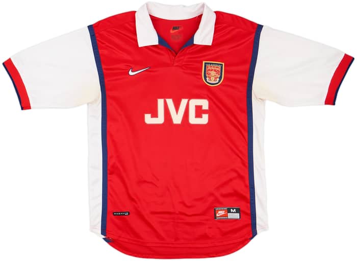 1998-99 Arsenal Home Shirt Bergkamp #10 - 5/10 - (M)
