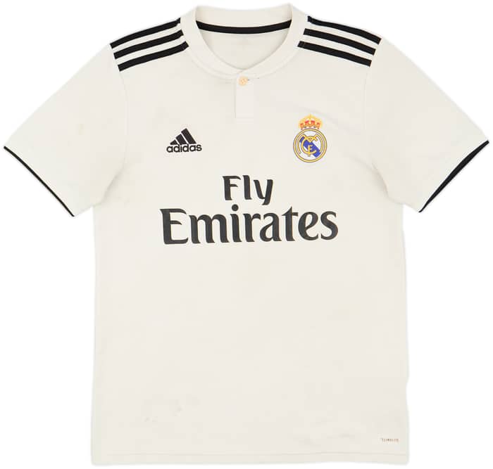 2018-19 Real Madrid Home Shirt - 4/10 - (S)