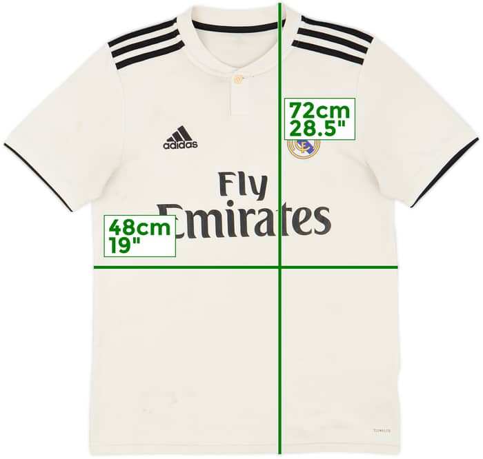 2018-19 Real Madrid Home Shirt - 4/10 - (S)