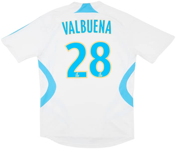 2007-08 Olympique Marseille Home Shirt Valbuena #28 - 5/10 - (M)