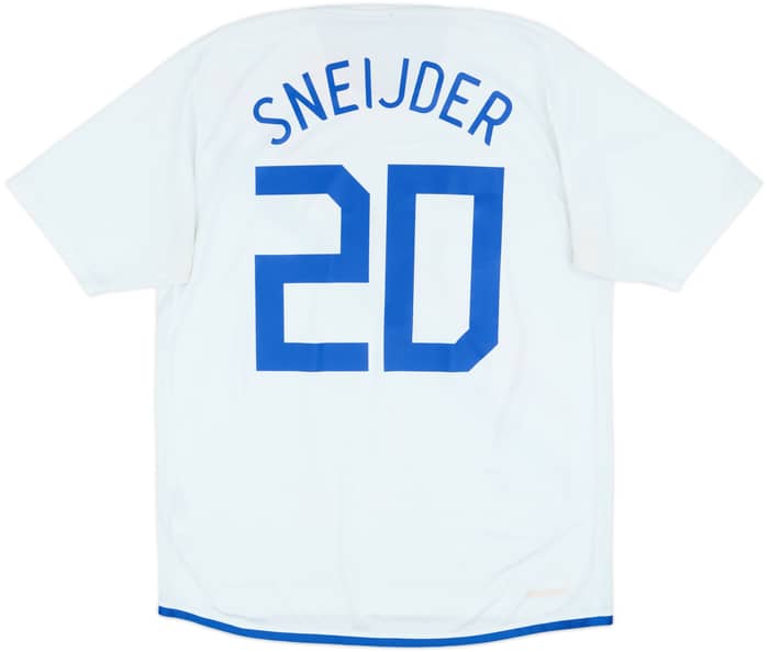 2006-08 Netherlands Away Shirt Sneijder #20 - 6/10 - (L)