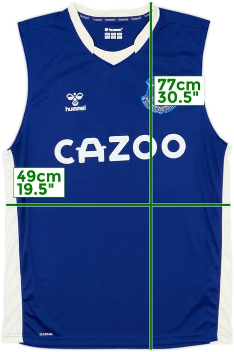 2020-21 Everton Hummel Training Vest - 9/10 - (L)